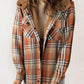 ⏰LAST DAY SALE-50% OFF!!🧥WOMEN'S THICKENED FLANNEL LONG SLEEVE PLAID JACKET COAT WITH HOOD