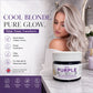 🏆 Last Day 50% OFF!👱‍♀️Want to lighten your hair color?Your hair needs urgent care!Moisturizing Purple Hair Mask with Long-Lasting Scent