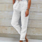 📢LAST DAY SPECIAL PRICE: ￡11.99!!👖Women's  Elastic Waist Cotton Linen Casual Pants