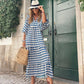 💖LAST DAY SALE 50% OFF🌸Women's Elegant Puff Sleeve Floral Boho Maxi Dress
