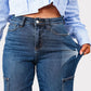 🔥BIG SALE💷Best Price🔥High Rise Cargo Wide-Leg Stretch Jeans for Women