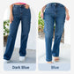 🔥BIG SALE💷Best Price🔥High Rise Cargo Wide-Leg Stretch Jeans for Women