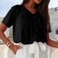 🌸Best Seller-50% Off!!✨👚WOMEN'S CASUAL V NECK BASIC T-SHIRT