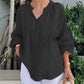 💖LAST DAY SALE 50% OFF💖Women’s V Neck Ruched Blouse