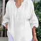 💖LAST DAY SALE 50% OFF💖Women’s V Neck Ruched Blouse