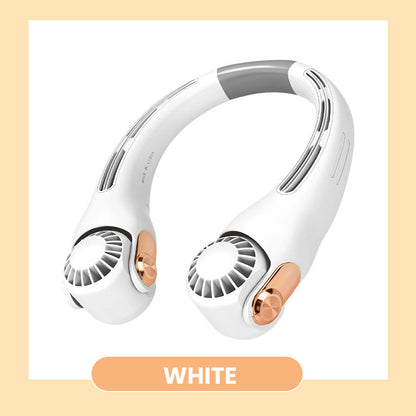 🥳2026 HOT SALE❄️ 40% OFF!🌡️🍃 Neck Air Conditioner Fan – Ultra‑quiet, 360° rotating, 3 speeds. Hands‑free cooling, long battery. Summer essential! 😎🌬️