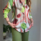 ⏳ Limited time 50% off! 💥Women's Printed Button Shirt & Pants 2-Piece Set