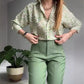 ⏳ Limited time 50% off! 💥Women's Printed Button Shirt & Pants 2-Piece Set
