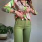 ⏳ Limited time 50% off! 💥Women's Printed Button Shirt & Pants 2-Piece Set