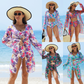 🏖️Summer Hot Sale 65% OFF🌼Women's Fashion Multicolor Printed Bikini Swimsuit 3 Piece Set