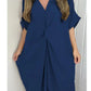 💖Limited Sale 50% OFF💖Short Sleeve Maxi Dress With Knot Detail