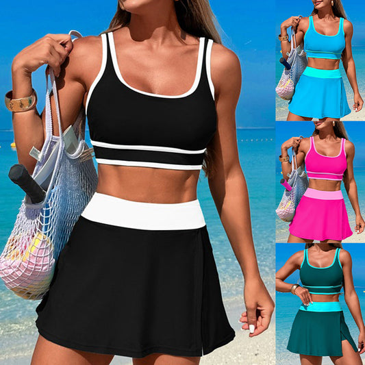 🔥2025 NEW TYPE 50% OFF🌞  Women's High Waisted Bikini Sets Tummy Control Swim Skirt