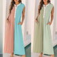 💖Limited Sale 50% OFF💖Women's Casual Wide-Leg Color Block Jumpsuit