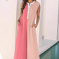 💖Limited Sale 50% OFF💖Women's Casual Wide-Leg Color Block Jumpsuit