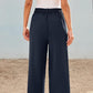 🔥2025 Summer New❤️ Women's Casual High-Waist Straight Leg Trousers