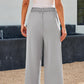 🔥2025 Summer New❤️ Women's Casual High-Waist Straight Leg Trousers