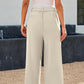 🔥2025 Summer New❤️ Women's Casual High-Waist Straight Leg Trousers