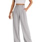 🔥2025 Summer New❤️ Women's Casual High-Waist Straight Leg Trousers