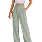 🔥2025 Summer New❤️ Women's Casual High-Waist Straight Leg Trousers