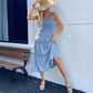 💖Limited Sale 50% OFF👗Women's Sleeveless Smocked Dress with Tiered Ruffle Hem