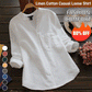 🎁Hot Sale 49% OFF⏳Linen Cotton Casual Loose Shirt