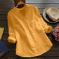 🎁Hot Sale 49% OFF⏳Linen Cotton Casual Loose Shirt