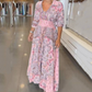 🌺Summer Hot Sale 50% OFF💐💃Elegant Long Floral Dress for Women
