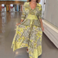🌺Summer Hot Sale 50% OFF💐💃Elegant Long Floral Dress for Women