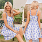 💖LAST DAY SALE 50% OFF👗Women's Summer Dresses Casual Square Neck Floral Sundress With Pockets