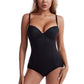 🏆 Last Day 50% OFF !Shapewear Bodysuit with Bra | Ruched Slimming Adjustable Waist✨