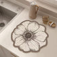 ⏳Time-limited Special💦Flower-Shaped Dish Drying Mat for Kitchen Counter