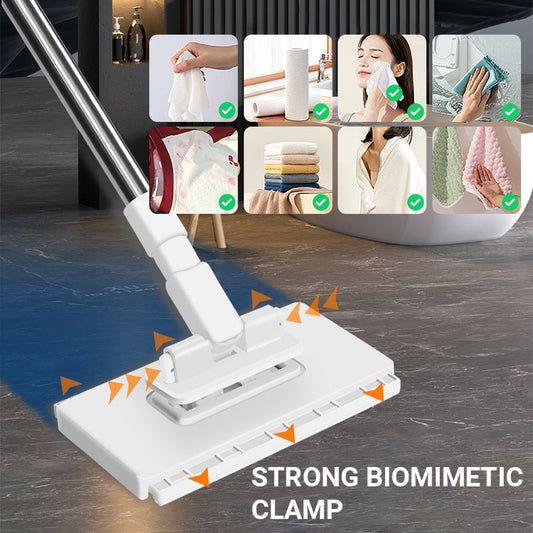 📢📢Limited-time 50% discount!!⏳Disposable Dust Mop with 4 Reusable Cloths