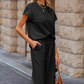 🎉This week's Special Sales - 49% OFF⌛Women's Casual Pullover Tops & Wide Leg Pants 2 PCS Set