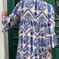 🌺Summer Hot Sale 50% OFF💐💃Women's Printed V-Neck Pleated Dress