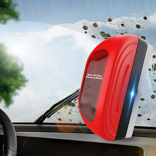 🔥Time-Limited -50% OFF!!✨Auto Oil Film Cleaning Brush with 100ml Refill Liquid