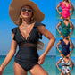 🌺Summer Hot Sale 50% OFF💖Women's Mesh Patchwork One-piece Swimsuit