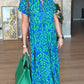 ⏳Time-limited Special Sale⏰Women's Casual Print A-Line Long Dress