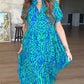 ⏳Time-limited Special Sale⏰Women's Casual Print A-Line Long Dress