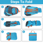 🔥Hot Sale 50% OFF🔥 Ultra-Light Foldable Waterproof Camping Backpack – Under 1lb Tear-Resistant Nylon, Packs Into Own Pocket, for Hiking Travel Camping 🎒