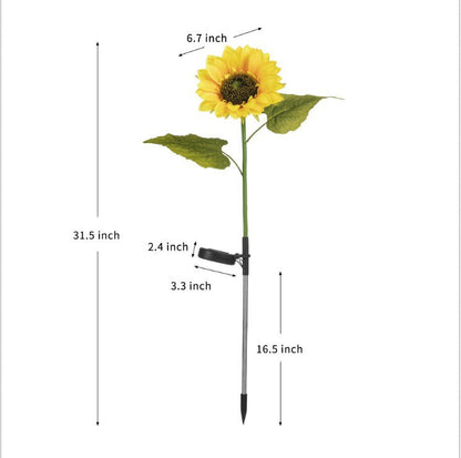 🔥Hot Sale 50% OFF!🌻✨Sunflower Solar Garden Stake Led Lights