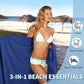 🏖️Summer Hot Sell 50% OFF🌞🌊Sun Lounger Towel in Bag with Pockets Storage