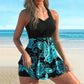 🌊Summer Hot Sale-50% OFF!!⚡50K+ SOLD!👙Strap Top & Fitted Swim Shorts Separable Swimsuit