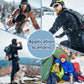 Unisex Waterproof Ski Jacket - Slim & Relaxed Fit Options, Multi Pockets