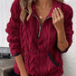 ☀️Half-Zip Fuzzy Sweatshirt🍂 | Cloud-Soft + Roomy Pockets – Comfy Daily/Lounge