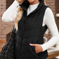 🩷 Hot Sale 60% OFF🩷Cozy Without Bulk: Puffer Vest Women Sleeveless Zip Up Outerwear