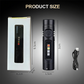 🔦✨ Multi-Functional Aluminum Alloy Mini Flashlight - 3 Lighting Modes & Compact Design for Outdoor Adventures 🎒⚡