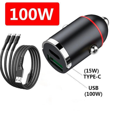 🔥Hot Sale 50%OFF🛻2-Port Compact Fast Charger for Car