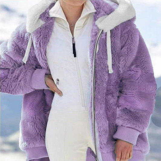 ❄️Black Friday Sale 50% OFF!!⚡50K+ SOLD!✨Women's Winter Warm Jacket  - Adjustable Hood, Hidden Pocket, Ideal for Elegant Winter 🧥❄️