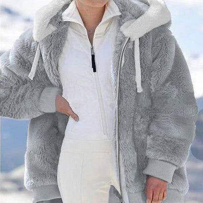 ❄️Black Friday Sale 50% OFF!!⚡50K+ SOLD!✨Women's Winter Warm Jacket  - Adjustable Hood, Hidden Pocket, Ideal for Elegant Winter 🧥❄️