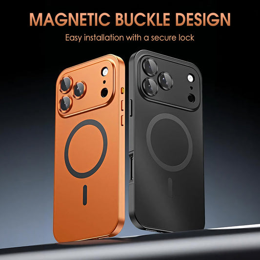 🎅Christmas Sale 49% OFF🎄50K+ SOLD! 🎁Magnetic Buckle Case with Metal Frame for iPhone
